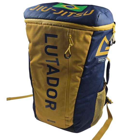 Gracie Barra Other - Gracie Barra Lutador Equipe GB Jiu-Jitsu Backpack Navy Gold Brazil Gear Bag